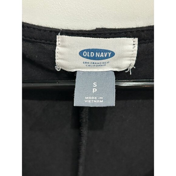 Old Navy Womens Black V Neck 3/4 Sleeve Flowy Tunic Top Size S - Picture 5 of 9